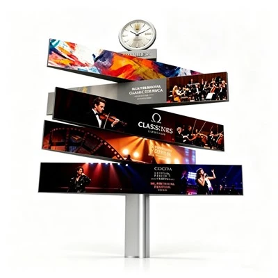 Affichage LED rotatif